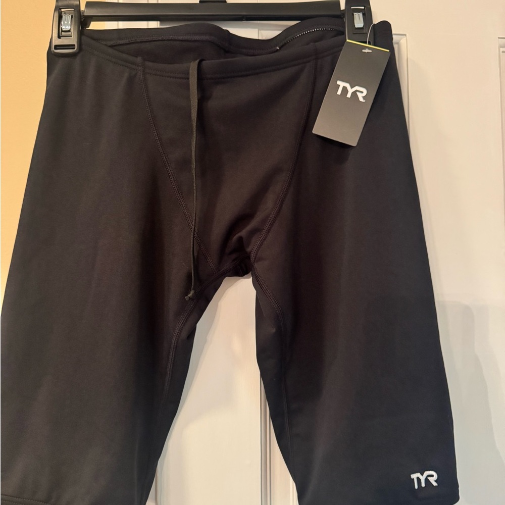 TYR Jet Black Swim Trunks